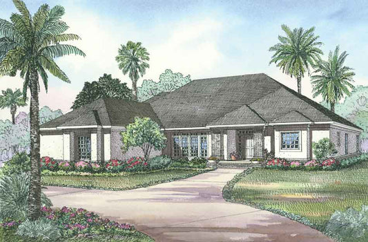 House Plan 552 The Evandale, Florida House Plan