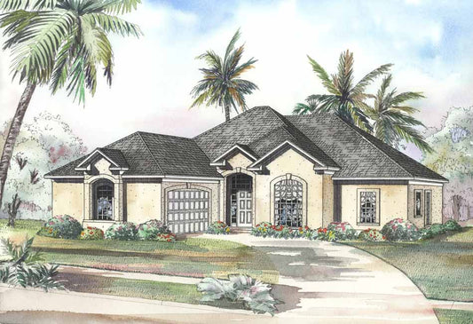 House Plan 554 The Devon, Florida House Plan