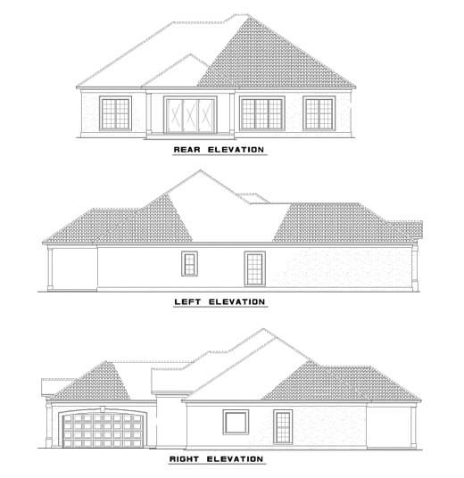 House Plan 554 The Devon, Florida House Plan