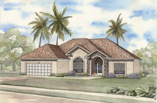 House Plan 555 The Armhurst, Florida House Plan