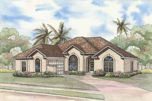 House Plan 557 The Anniston, Florida House Plan