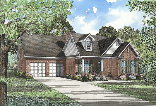 House Plan 299 Cross Creek, Traditional House Plan