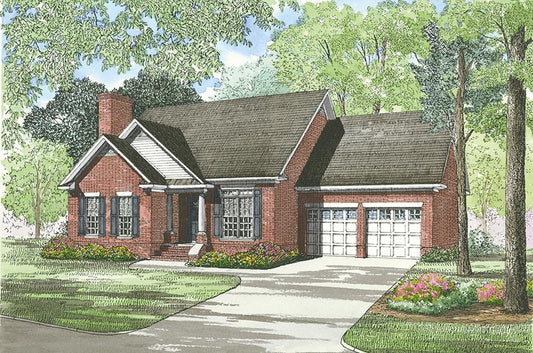 House Plan 302 Cross Creek, Traditional House Plan
