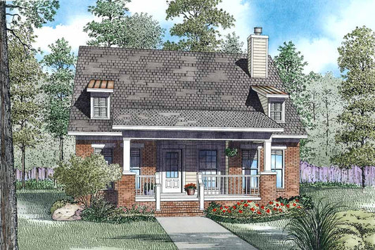House Plan 1360 Cherry Blossom, Arts and Crafts House Plan