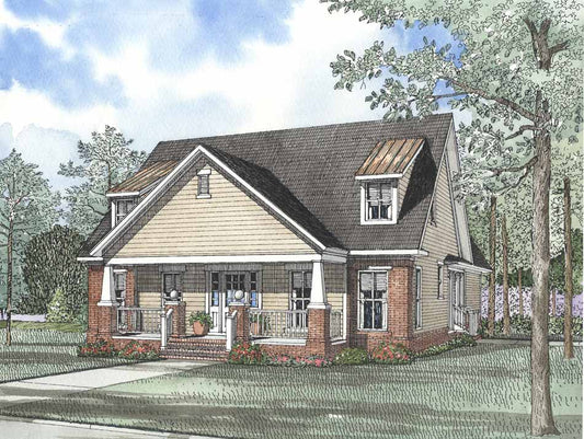 House Plan 594 Holly, Arts and Crafts House Plan
