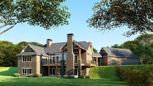 House Plan 1649 Cliffs II, Angler Mountain House Plan