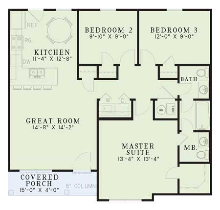 House Plan 207 Maple Street, Affordable House Plan