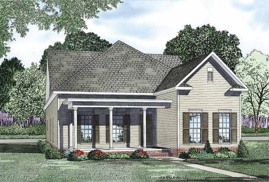 House Plan 1315 Lawrence, Affordable House Plan