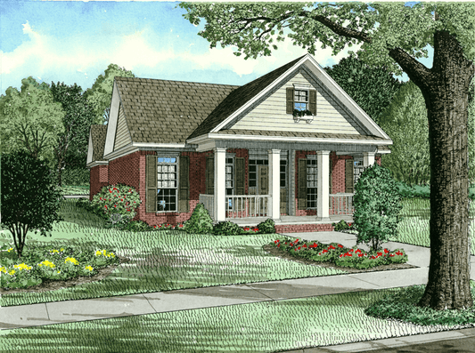 House Plan 986 Elm Street, Affordable House Plan