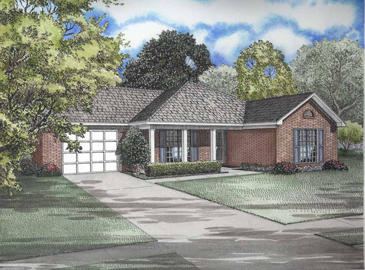 House Plan 617 Tyler Street, Affordable House Plan