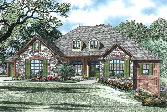 House Plan 1347 Montague, European House Plan