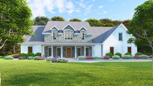 House Plan 1030 Stone Village, Farmhouse House Plan