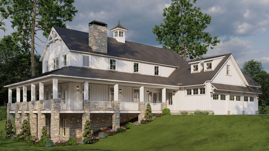 House Plan 5436 Mountain Overlook, Farmhouse Plan