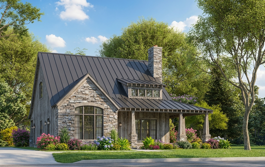 House Plan 5262 Cole Creek Retreat, Rustic House Plan