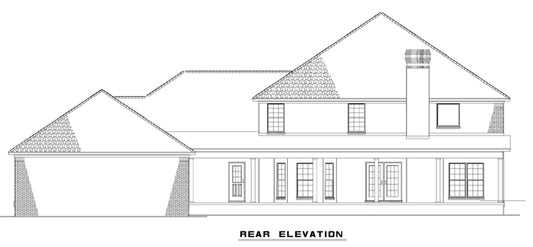 House Plan 716 Isidora, French Traditional House Plan