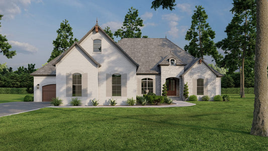 House Plan 5009 St. Augustine, French Country House Plan
