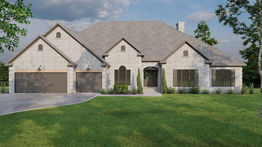 House Plan 5095 Anderson Court, French Traditional House Plan