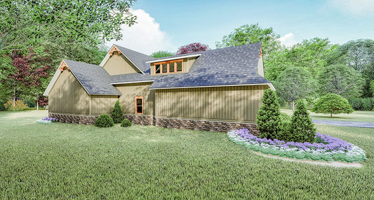 House Plan 5195 Austin Ridge, Arts and Crafts House Plan