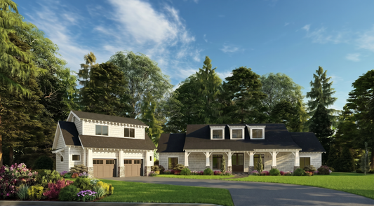 Plano de casa 5256 Cody Ridge, Plano de casa de estilo casa de campo