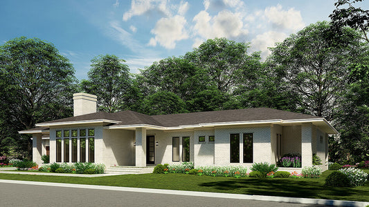 House Plan 5287 Banister Place, Prairie Style House Plan