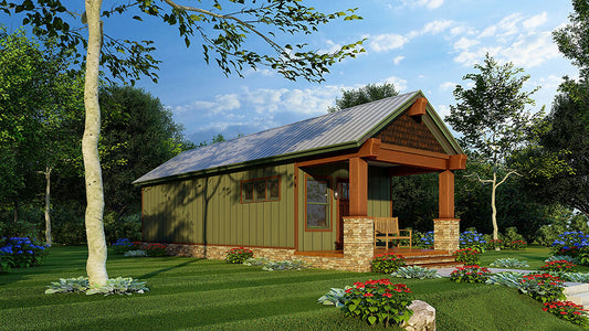 House Plan 5299 Elkhorn, Mountain House Plan