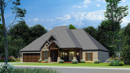 House Plan 5311 Cliff Haven, Rustic House Plan