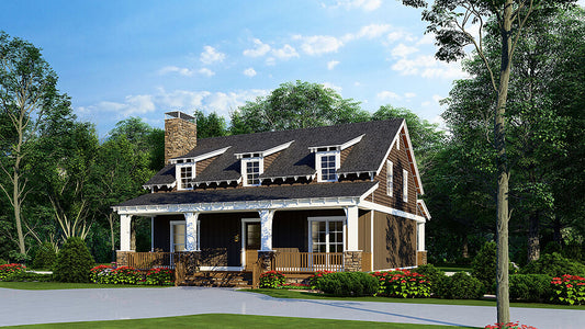 House Plan 5317 Timber Trail Retreat, Riverbend House Plan