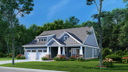 House Plan 5324 Hunnington Cottage, Cottage House Plan