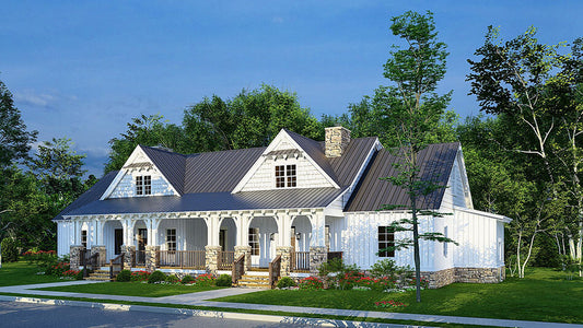House Plan 5332 Sandpiper Cottage, Multi-Family House Plan