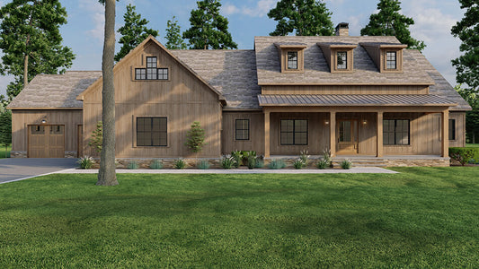 House Plan 5402 Misty Mountain Retreat, Rustic House Plan