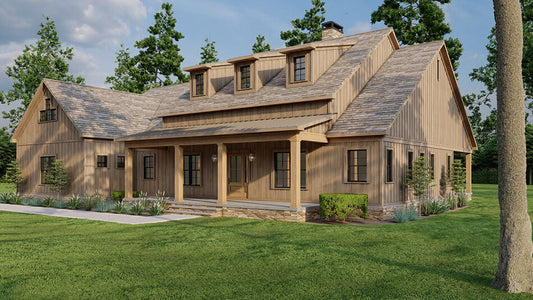 House Plan 5402 Misty Mountain Retreat, Rustic House Plan
