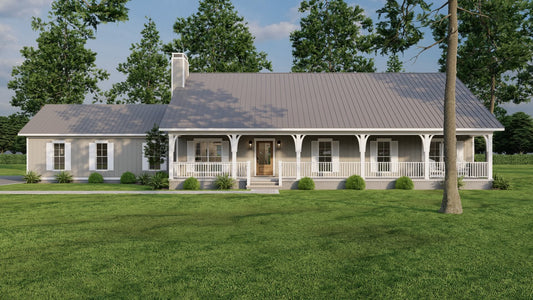 House Plan 5413 Sunbelt Place, Farmhouse House Plan