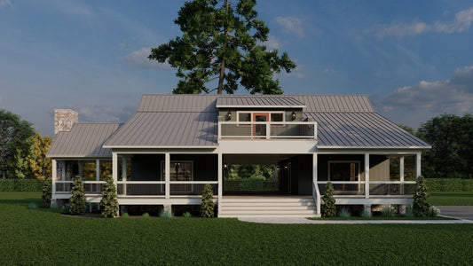House Plan 5505 Dog Trot Alley, Riverbend House Plan