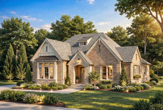 House Plan 5531 The Clover House, Bungalow House Plan