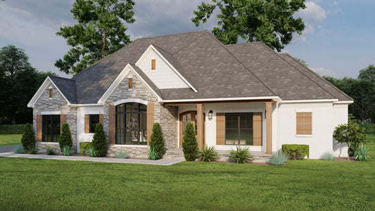 House Plan 5085 Autumn Brooke, Craftsman Bungalow House Plan