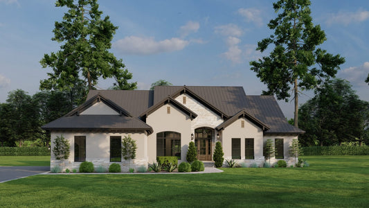 House Plan 5419 Papillon Villa, Tuscany Village House Plan