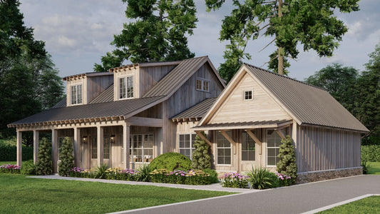 House Plan MEN 5432 Oakly Cottage, Riverbend Cabin