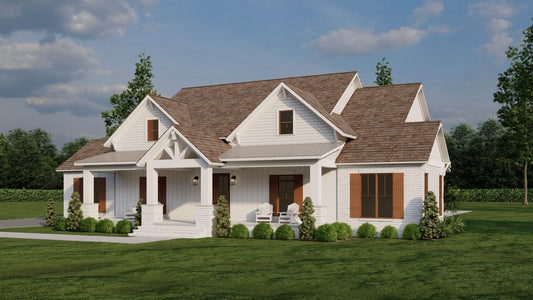 Modern Farmhouse Plan, 5453 Double Retreat