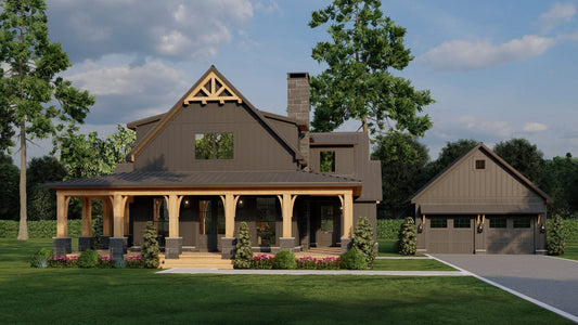 House Plan 5454 Top of the Rock Farms, Farmhouse Plan