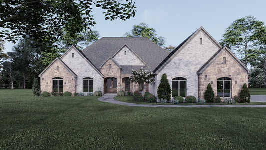 European House Plan, 5467 Augusta Place