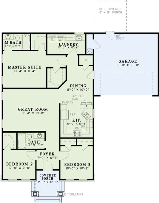 House Plan 1084 Eleanor, Affordable House Plan