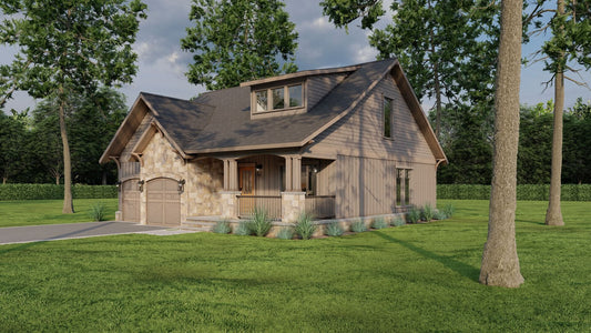 House Plan 1100 Laural Ridge, American Woodlands House Plan