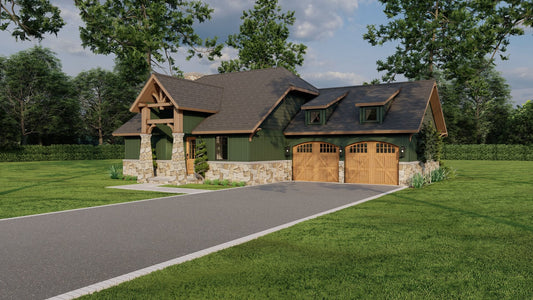 House Plan 1104 Pigeon Forge, American Woodlands House Plan
