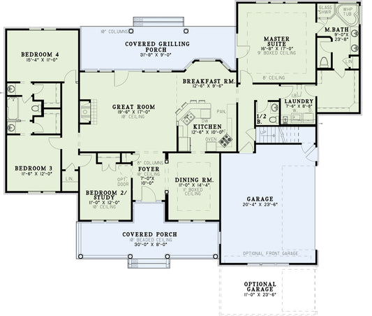 House Plan 1116 Olive Street, Country House Plan