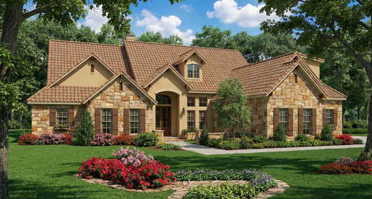 House Plan 1140 Gabriella, Tuscany Village House Plan