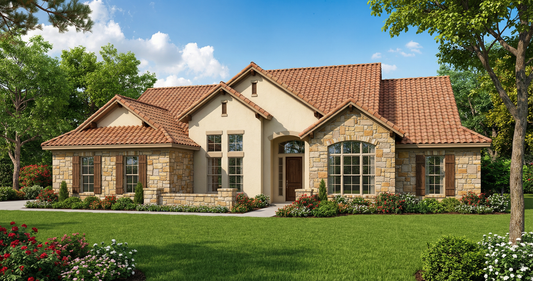 House Plan 1145 Villa Capri, Tuscany Village House Plan
