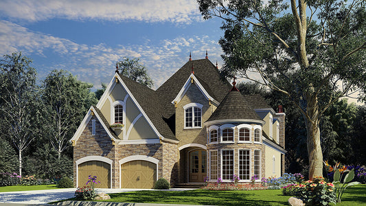 House Plan 1184 St. Murelle, European House Plan