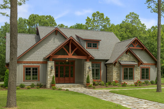 House Plan 1267 Mountain View, Rustic House Plan