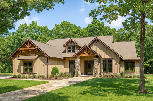 House Plan 1269 Aspen Valley, Rustic House Plan