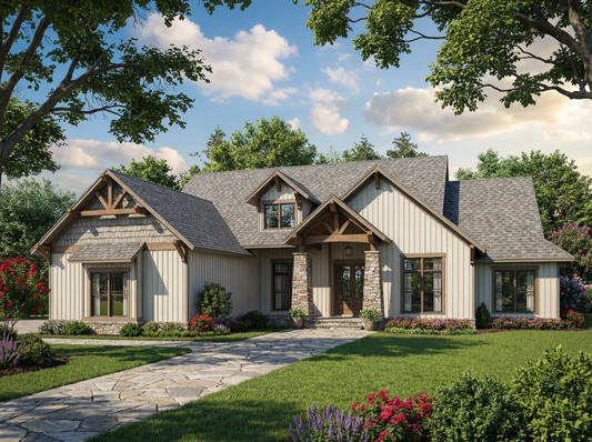 House Plan 1270 Northbrook, Rustic House Plan - Nelson Design Group